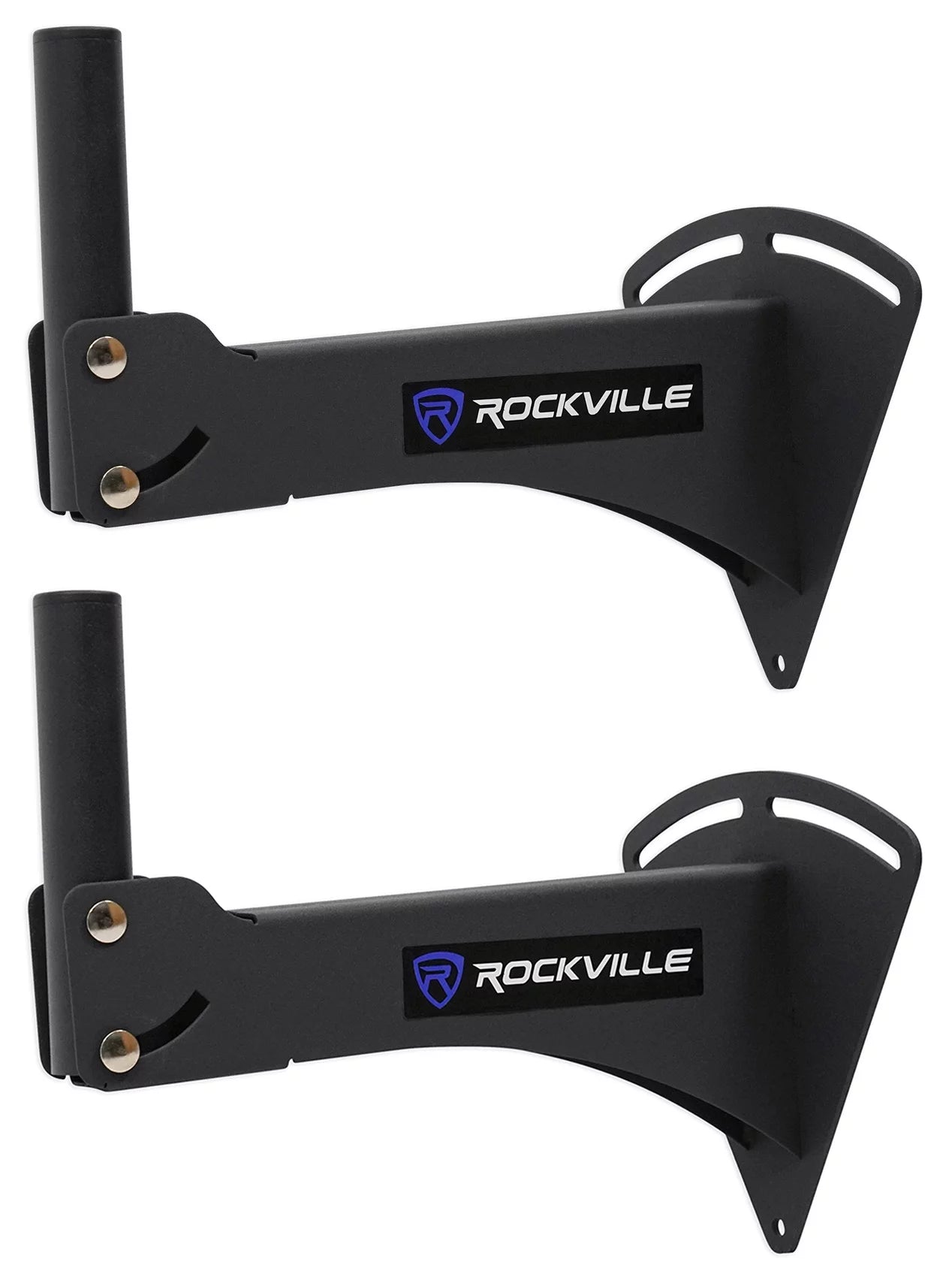 (2) Rockville RPG15BT 15" Bluetooth Wireless Link Speakers+Mounts For Restaurant