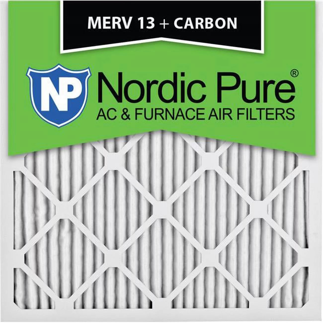 - Pack of 6. Nordic Pure 17x17x1ExactCustomM13PlusC-6 Exact MERV 13 Plus Carbon AC Furnace Filters&#44; 17 x 17 x 1 in