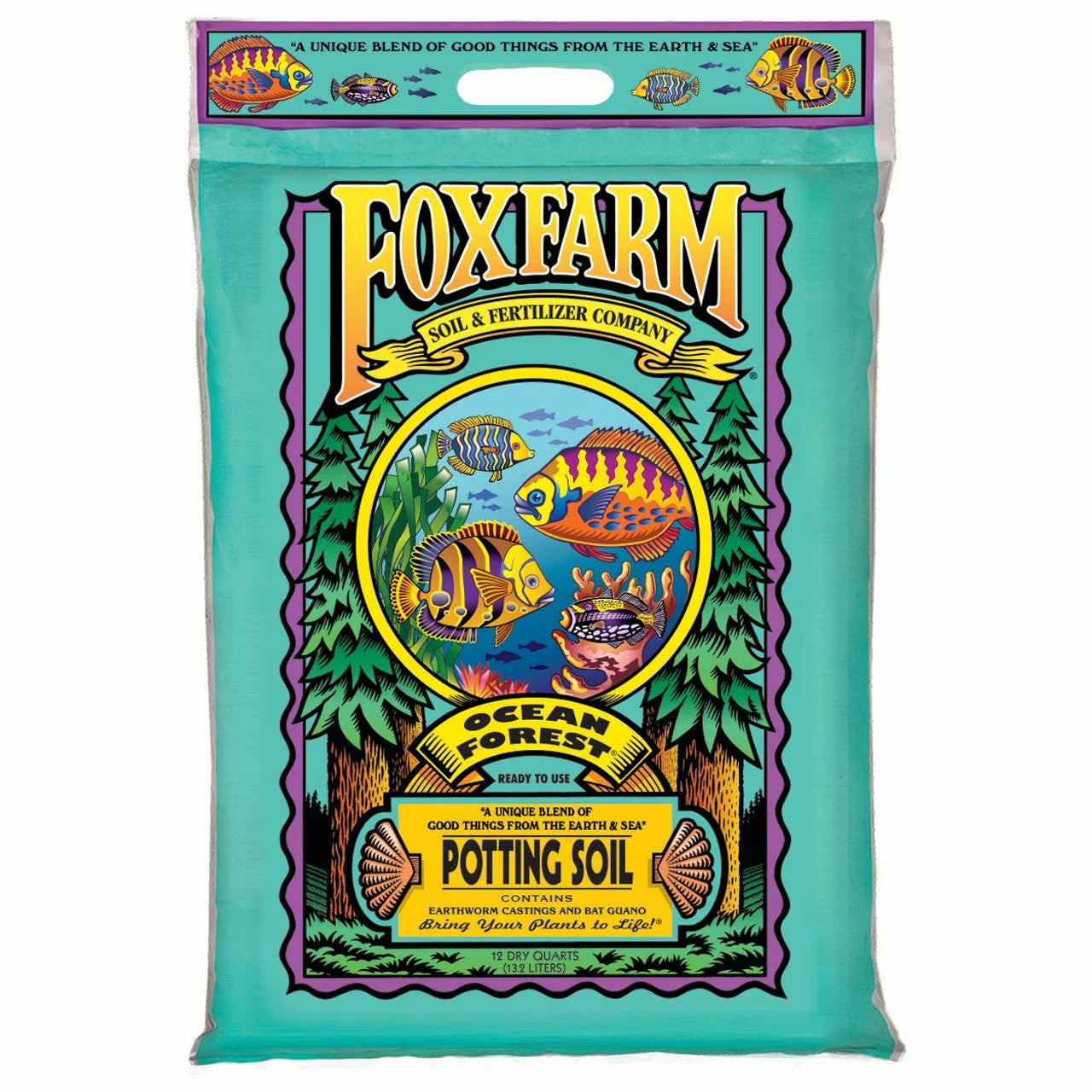 & Foxfarm Organic Potting Soil Mix, 11.9Lbs. FoxFarm Potting Soil Mix, 40Lbs