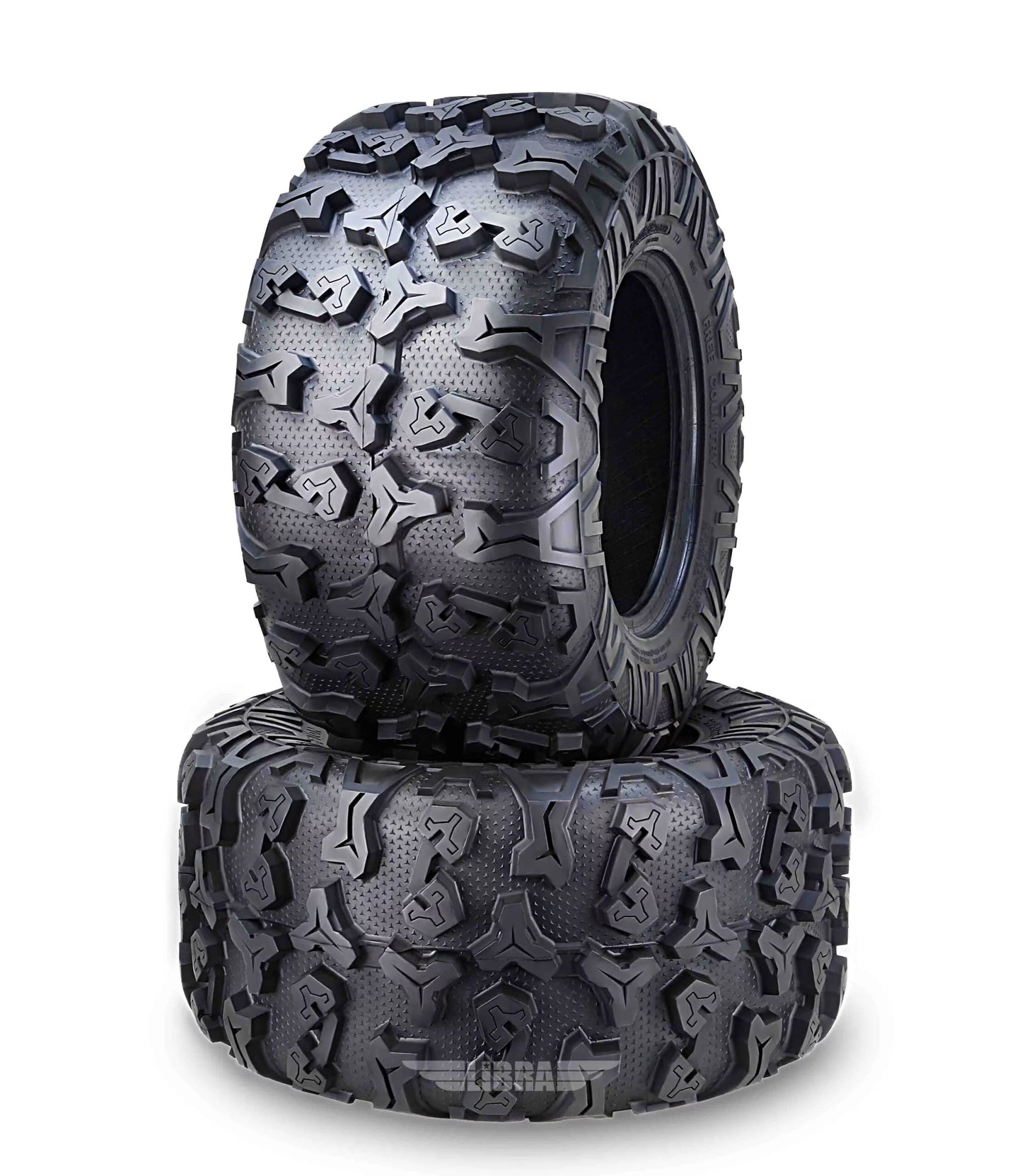 (2) Premium FREE COUNTRY 8PR ATV/UTV Tires 27x11x12 fit 16-20 Honda PIONEER 1000 Base/EPS Rear