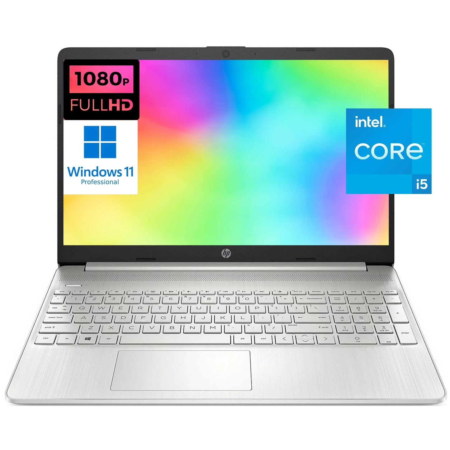 15 15.6" Full HD [Windows 11 Pro] Business Laptop Computer,  4-core i5-1135G7 (Beats i7-1065G7), 8GB RAM, 256GB PCIe SSD, Iris Xe Graphic, Numeric Keypad, Wi-Fi 6, BT 4.2, w/Accessories