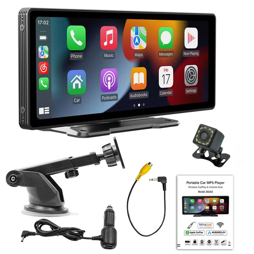 10.26 inch Dash Cam Rear View Camera IPS Color Screen Carplay And Android Smart Player in Car DVR BT FM Mirror Monitor