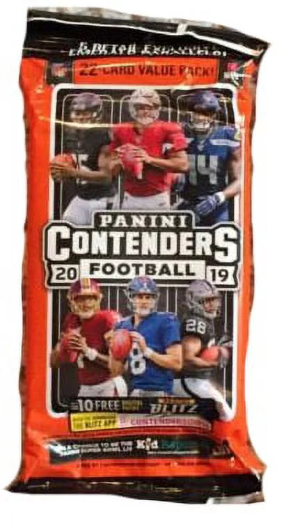 19 PANINI CONTENDERS FOOTBALL FAT PACK