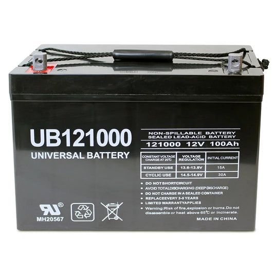 12V 100Ah SLA AGM Battery for Goal Zero Yeti 1250 Solar Generator