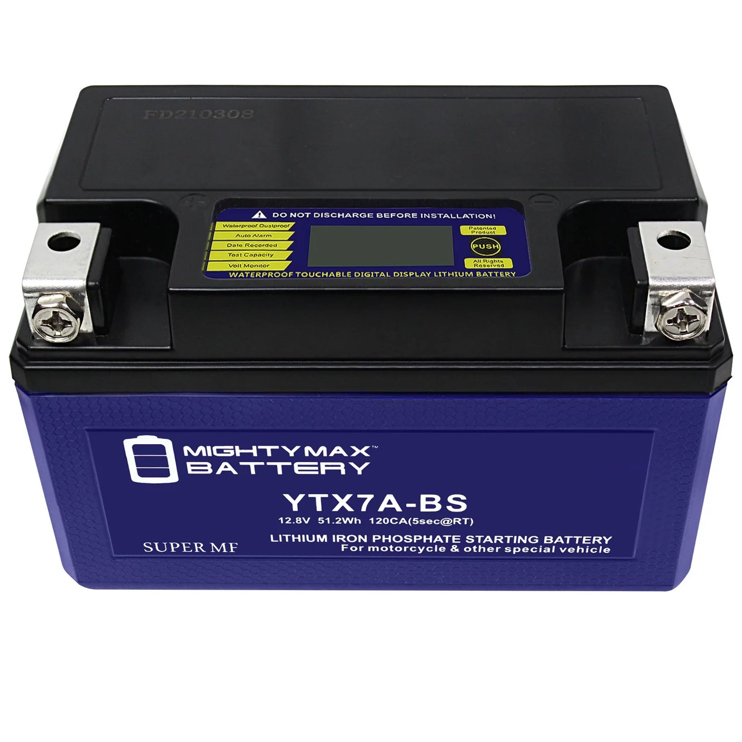 YTX7A-BS Lithium Replacement Battery matching with Peugeot Scooter 50 Tweet Evo 2014 - 4 Pack