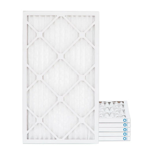 (Actual Size: 15.5 x 24.5 x 0.75 Inches). Quantity 6. Pamlico Air 16x25x1 MERV 8 Pleated AC Furnace Air Filters