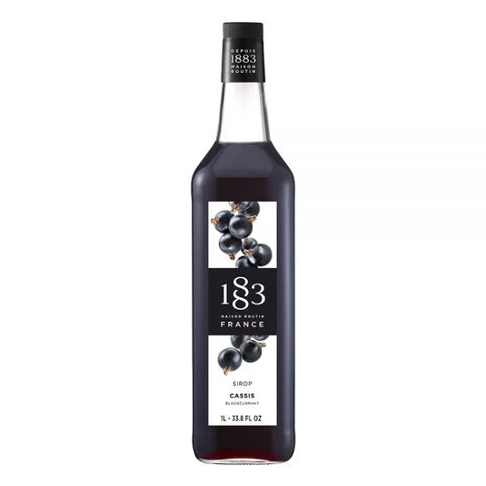 1883 Maison Routin Blackcurrant Syrup - Bottle (1L)