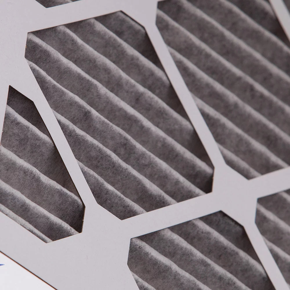 18x30x1 (17_3/4x29_3/4) Furnace Air Filters MERV 8 Pleated Plus Carbon 3 Pack