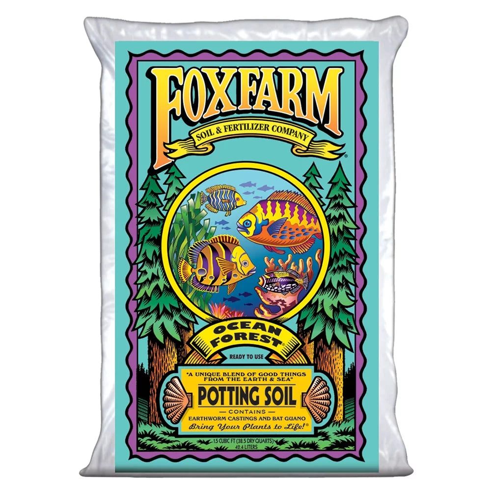 & Foxfarm Organic Potting Soil Mix, 11.9Lbs. FoxFarm Potting Soil Mix, 40Lbs