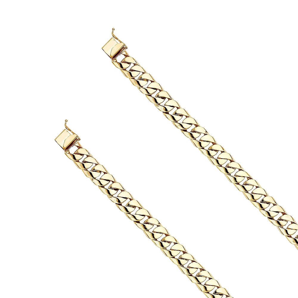 14k Yellow Gold Cuban Link Bracelet - 8.5" | Elegant 14KY Gold Chain Bracelets for Men and Women | Weight 35.4 | Men’s Jewelry for Gift