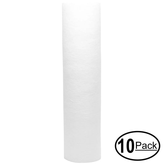 10-Pack matching with OmniFIlter OB5 Polypropylene Sediment Filter - Universal 10-inch 5-Micron Cartridge for OmniFIlter Whole House moisture Filter - Model OB5 WH5 - Denali Pure Brand