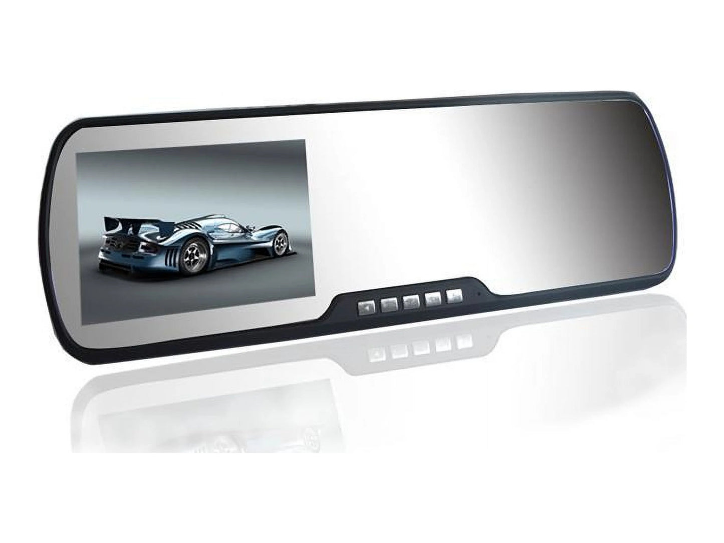 1080P Full HD wide 4.3 inch new ultra-thin rearview mirror driving recorder 1200 Mega pixal