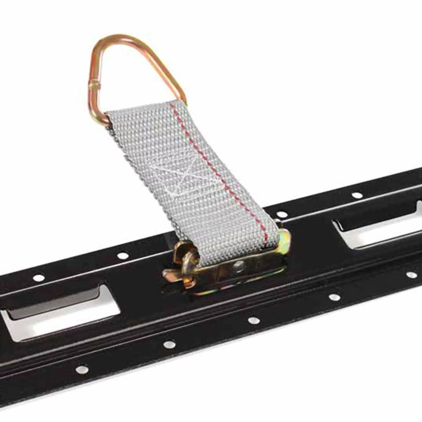 "6 Pack | 5' E Track Tie-Down Rail, Powder-Coated Steel ETrack TieDown | 5' Vertical E-Track Bolt-On Tie Down Rail for Cargo on Pickups, Trucks, Trailers, Vans"