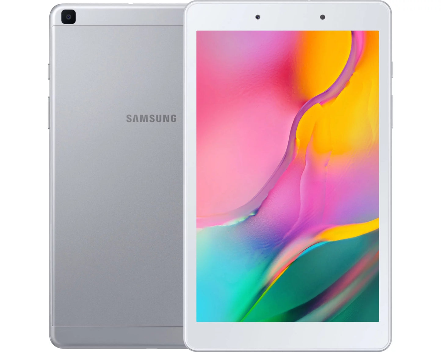 - Galaxy Tab A - 8" (Latest Model) For Holiday Family, 32GB, 1280 x 800 resolution, Wi-Fi, Android 9.0 Pie, Bluetooth, Silver Portabel tablet