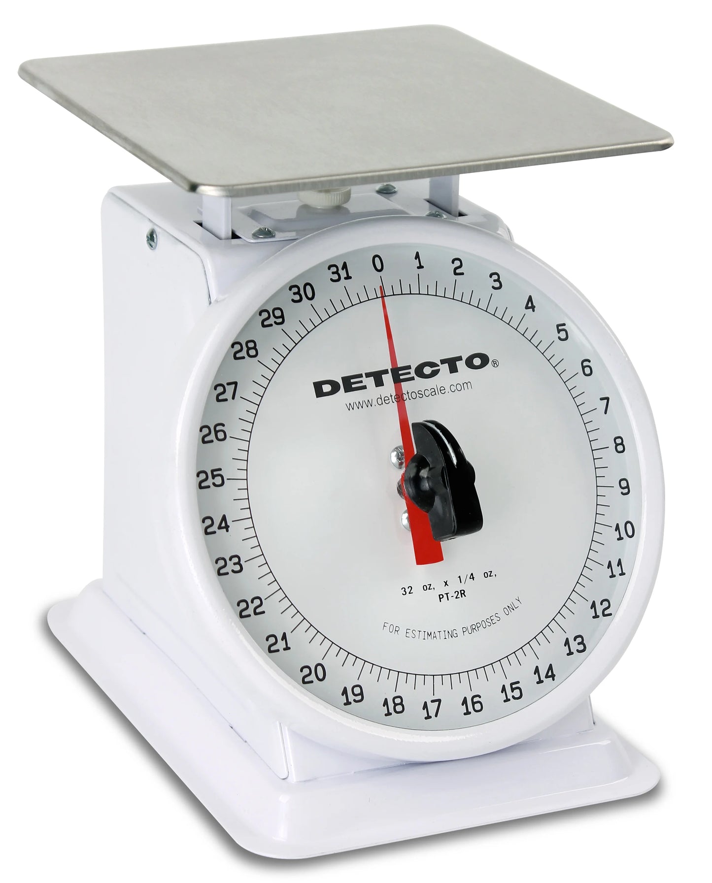 1000 g Stainless Steel Top Loading Rotating Dial Scale. Cardinal & Detecto PT-1000SRK 5.75 x 5.75 in