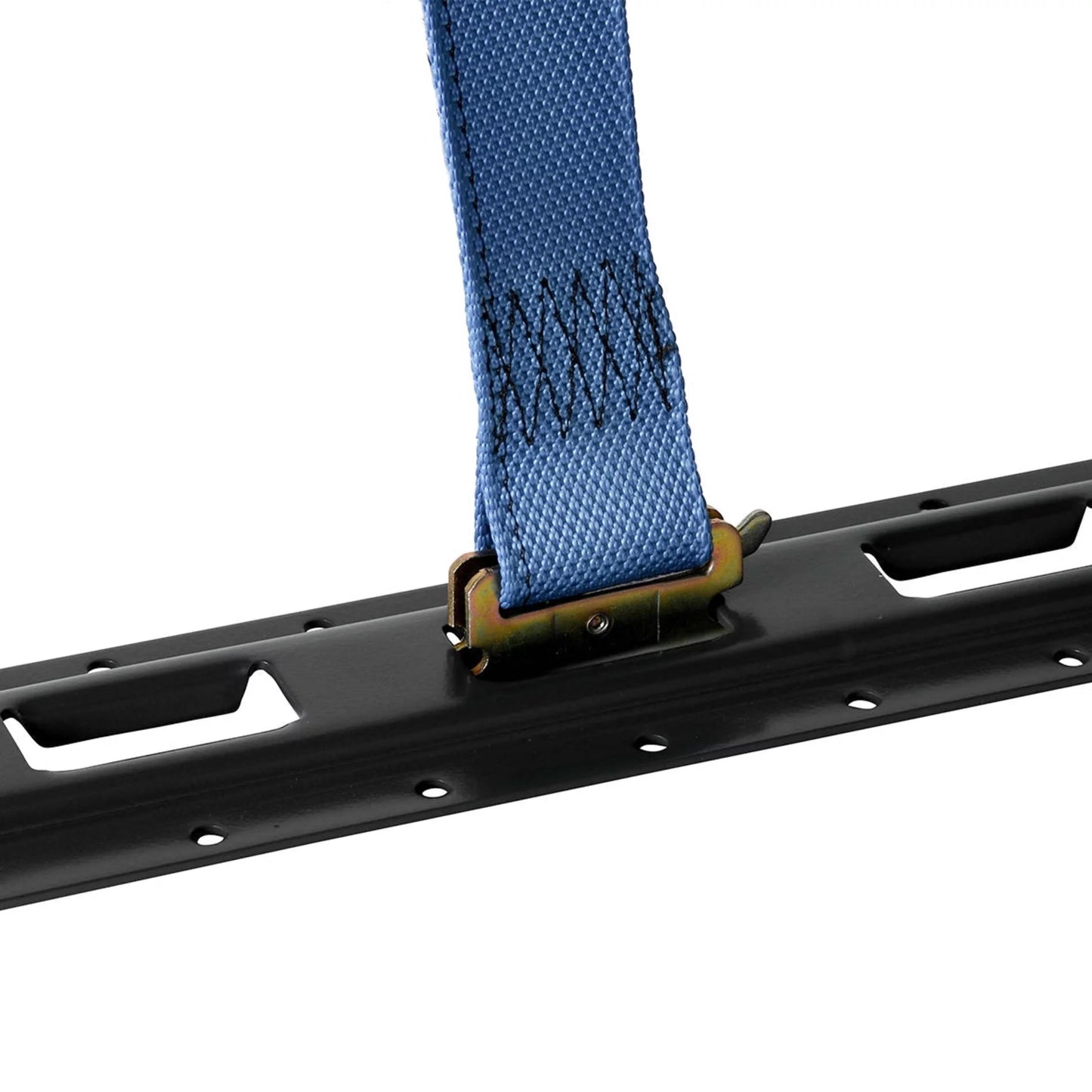 "6 Pack | 5' E Track Tie-Down Rail, Powder-Coated Steel ETrack TieDown | 5' Vertical E-Track Bolt-On Tie Down Rail for Cargo on Pickups, Trucks, Trailers, Vans"